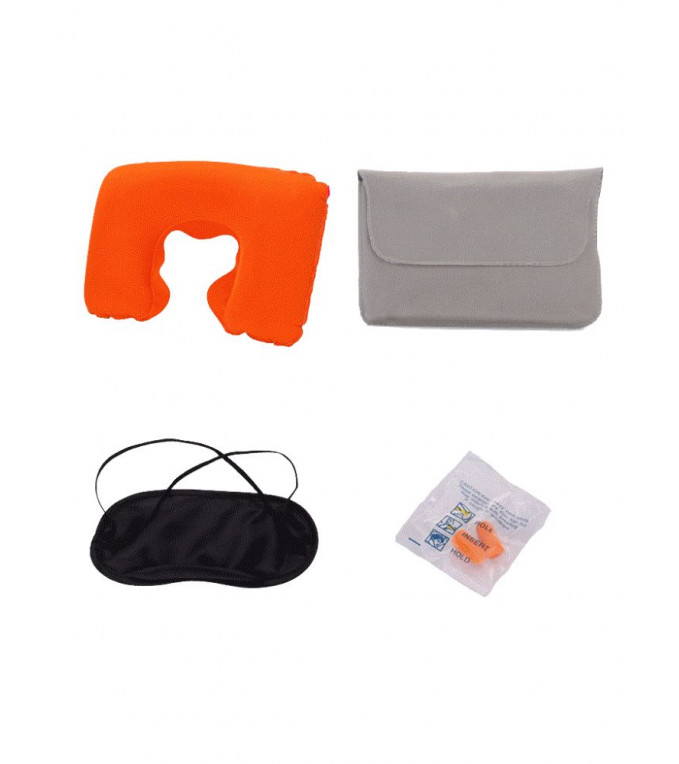 Набор для перелётов: надувная подушка, маска для сна, беруши, чехол, Mi205