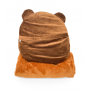 Мягкая игрушка - подушка мишка с пледом, 33 см, Mi140